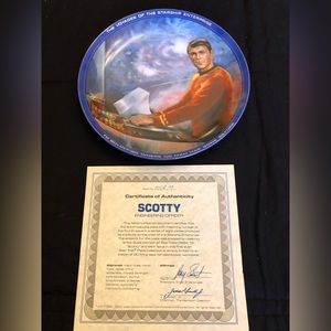 Star Trek TOS - Scotty plate